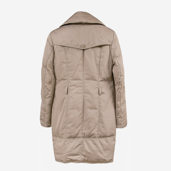MAX MARA STUDIO Natural Beige Padded Coat - Picture 5 of 16